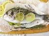 Oven-Baked Sea Bream with Garlic and Spices