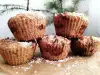 Muffins de harina de coco