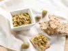 Пълнозърнести овесени крекери с маслини