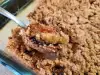 Crumble with Plum and Nectarines