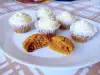 Cupcakes met pompoen, rozijnen en pecannoten