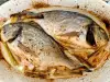 Oven-Baked Sea Bream with Leeks