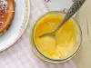 Крем с извара, моркови и мед