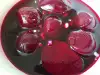 Red Beets with Garlic and Basil