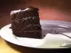 Дяволска шоколадова торта с глазура