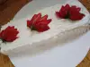 Keks torta sa kremom od bundeve i jagoda