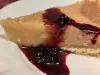 Десерт от грис с бисквитена основа