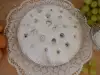 Десерт с бяло грозде