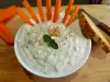 Ricotta Dip with Walnuts, Cucumber and Mint