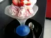 Homemade Sundae with Strawberry Ice Cream