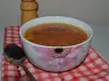 Томатный суп с лапшой и картофелем