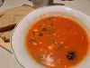 Доматена крем супа с маслини