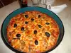 Пица с маслини, гъби и кисели краставички