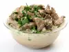 Chicken Livers with Cream Sauce