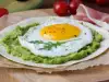 Eggs Sunny Side Up on a Bed of Avocado