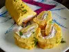 Omelette Roll with Cream Cheese