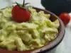 Salat aus Avocado und Eier