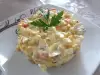 Salata sa jajima i surimi štapićima