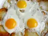 Яйца на очи по испански