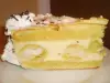 Торт Эклер с кремом брюле и карамельной глазурью