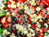 Iceberg Salad with Strawberries and Cheddar Cheese