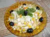 Autumn Salad with Corn and Sunflower Seeds