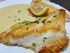 Sea Bream Fillet in Butter and Chanterelle Mushroom Sauce