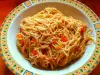 Екстра фини спагети в доматен сос