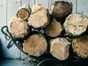 Колко кубика е 1 тон дърва?