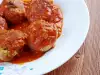 Рибени кюфтенца в доматен сос