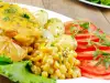 Chicken with Mayonnaise and Corn
