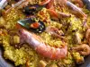 Traditional Spanish Seafood Paella