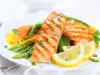 Salmon with Green Beans and Orange Sauce