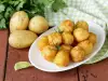 Картофельные шарики с брынзой