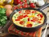 Italian Omelette with Peppers and Tomatoes