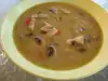 Самый вкусный грибной суп с чесноком