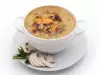 Vegetable Soup with Mushrooms and Cream