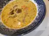 Mushroom Soup with Carrots and Onions