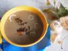 Гъбена крем супа с праз