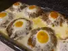 Wonderful Minced Meat Nests with Egg