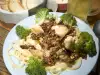Tagliatelle with Broccoli and Blue Cheese