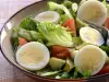 Италианска салата с яйца и авокадо