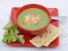 Green Cream Soup with Broccoli