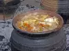 Sauerkraut Wraps in a Clay Pot