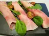 White Asparagus and Ham Appetizer