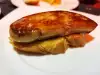 Pinchos festivos de foie gras fresco
