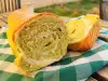 Bread Roll with Matcha