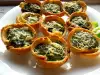 Bread Baskets with Spinach
