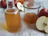 Zelfgemaakte appelazijn zonder conserveringsmiddelen