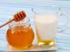 При ангина – сребърно мляко с мед за мазане